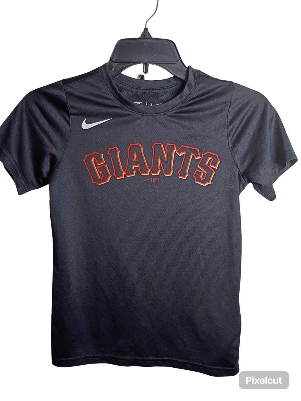 Nike Giants Black Athletic Tee with Orange Logo